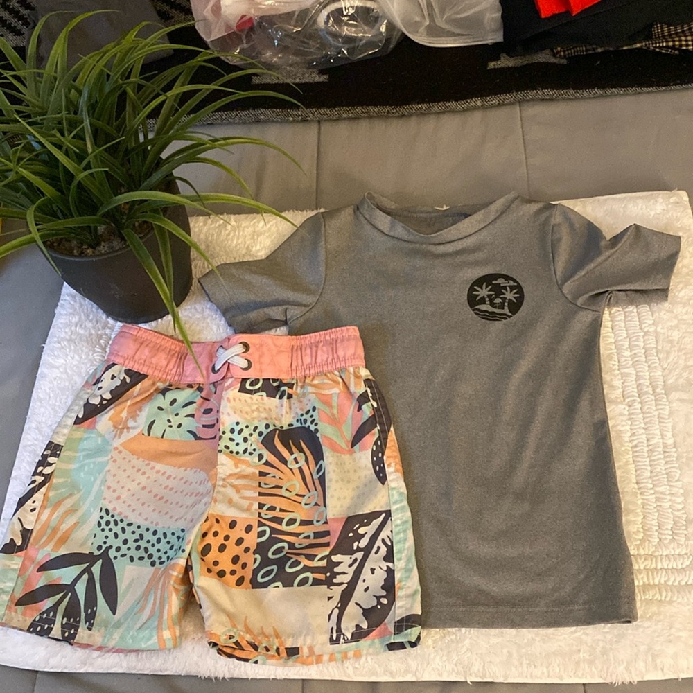Cat && Jack toddler boys Swim outfit